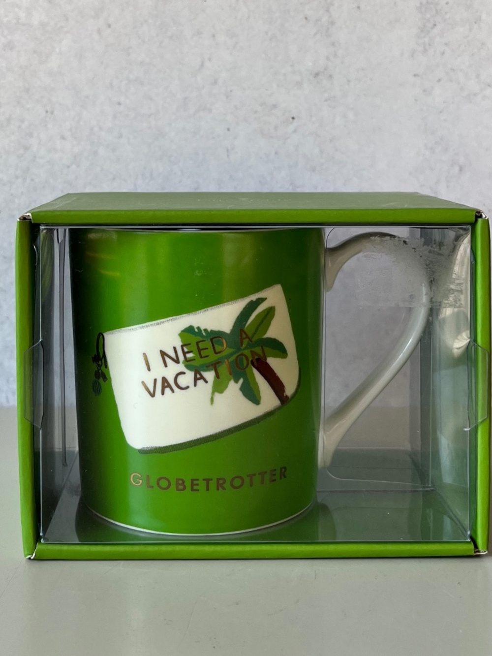 Kate Spade I Need A Vacation Globetrotter 10 oz. Mug Things We Love Lenox